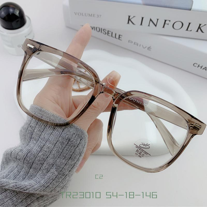 Retro Square Rice Nail Reading Glasses Women Designer Anti Blue Light Computer Eyewear Fashion Black Big Frame Presbyopia Glasse