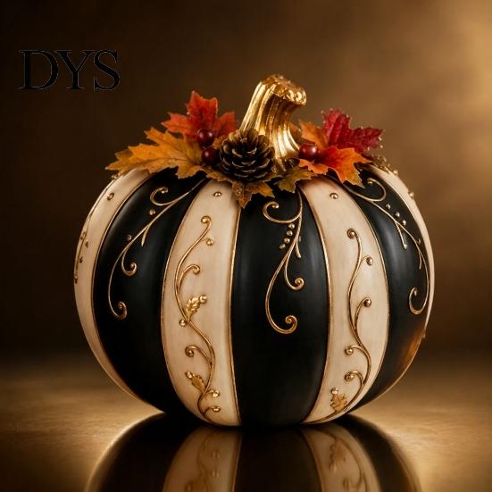 Декоративные ornaments кленовый лист сосновая шишка, Осенний тыквенный декор, Фигурка из смолы Осенний урожай, Декор для Хэллоуина в винтажном стиле, Центральный элемент стола для