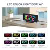 RGB Digital Alarm Clock with RGB Mood Light 2 Alarm Night Mode Unlimited Snooze Table Clock 12/24H Output USB Type-C Charging LED Clock