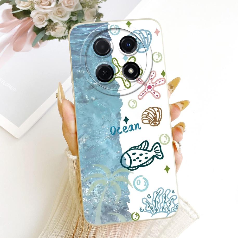 Чехол для Huawei Nova 12i 13i Ударопрочный чехол Милый мультяшный кот Мягкий силикон Funda для Huawei Nova12i Enjoy 70 Pro Чехол для телефона