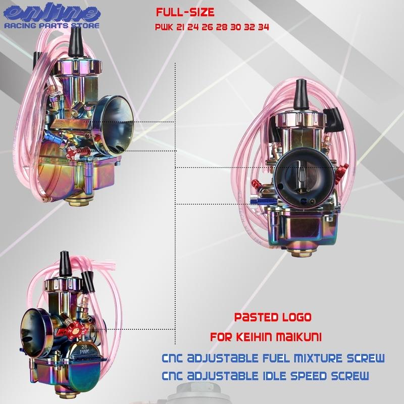 PWK 21 24 26 28 30 32 34 С Power Jet Гоночный Карбюратор для Мотоцикла Карбюратор Для Keihin Maikuni Аксессуары для Мотокросса Универсальный