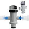 Pool Hose Plunger Valved Kit for Above Ground Swimming Pool Plunger Valved Replacement Parts for Filter Circulation