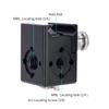 Niceyrig and Threaded Hole Extension Bracket with Arri Locating Screw NATO Rail Clamp 1/4''-20 3/8''-16 -606