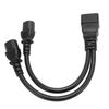 IEC320 C20 To Dual C13 Splitter Power Cord IEC320 C20 Male To IEC320 C13 Female Y Splitter