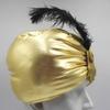Novelty Dress Up Arab Pleated Turban Arabian Hats Ethnic Indian Pleated Cap Cosplay Gold Sultan Costume Headwear Halloween