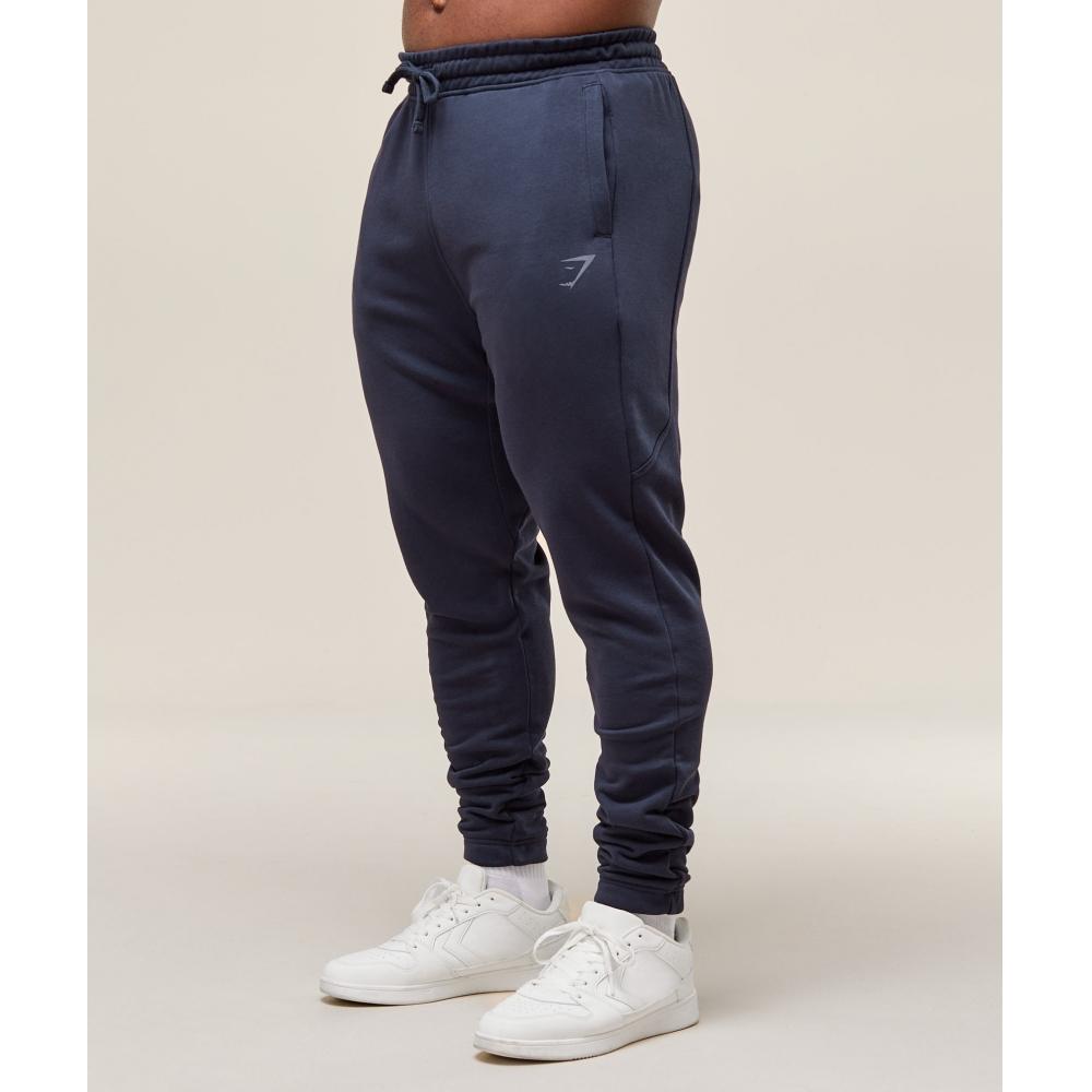 Gymshark Power Wordmark Joggers Heavy Blue A2c9c Uctn