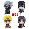 Naruto Anime Figure Naruto Kakashi Action Figure Q Version Kawaii Sasuke Itachi Figurine Car Decoration Collection Model Toy