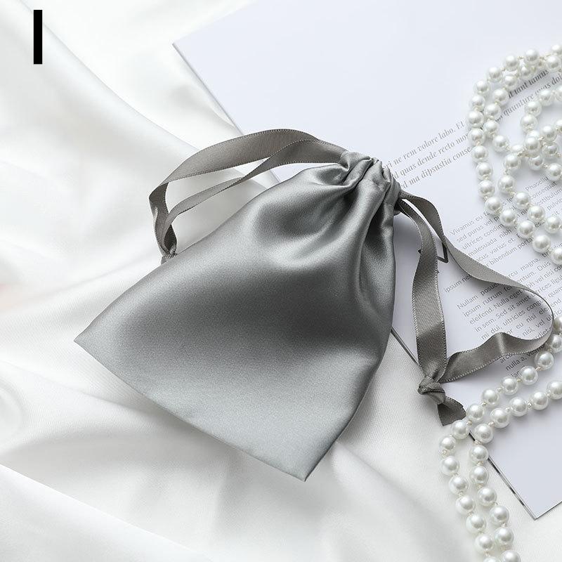 Сумка для ювелирных изделий из искусственного шелка, упаковочные мешочки, сумки на шнурке, подарочная сумка для конфет, свадебной вечеринки, макияжа