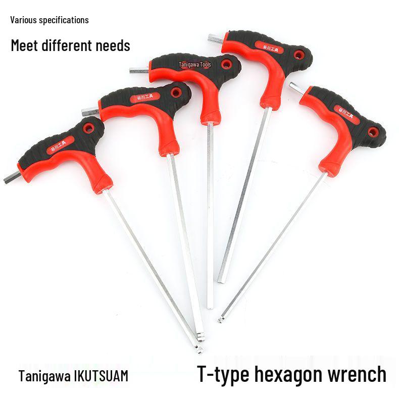 Т-образный набор шестигранных ключей с шаровыми и плоскими головками, рычажная отвертка Torx