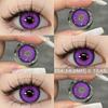 Eyeshare Cosplay Colored Contact Lenses 1pair Colorful Contact Lenses Blue Anime Contacts Halloween Makeup Purple Lenses Yearly