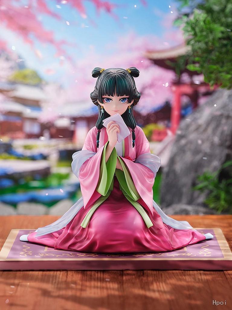 13СМ Аниме Kusuriya no Hitorigoto Маомао Фигурка 1/7 Садовая Вечеринка Вер Сидячая Модель Игрушки и Куклы Коллекция Подарки Фигурка
