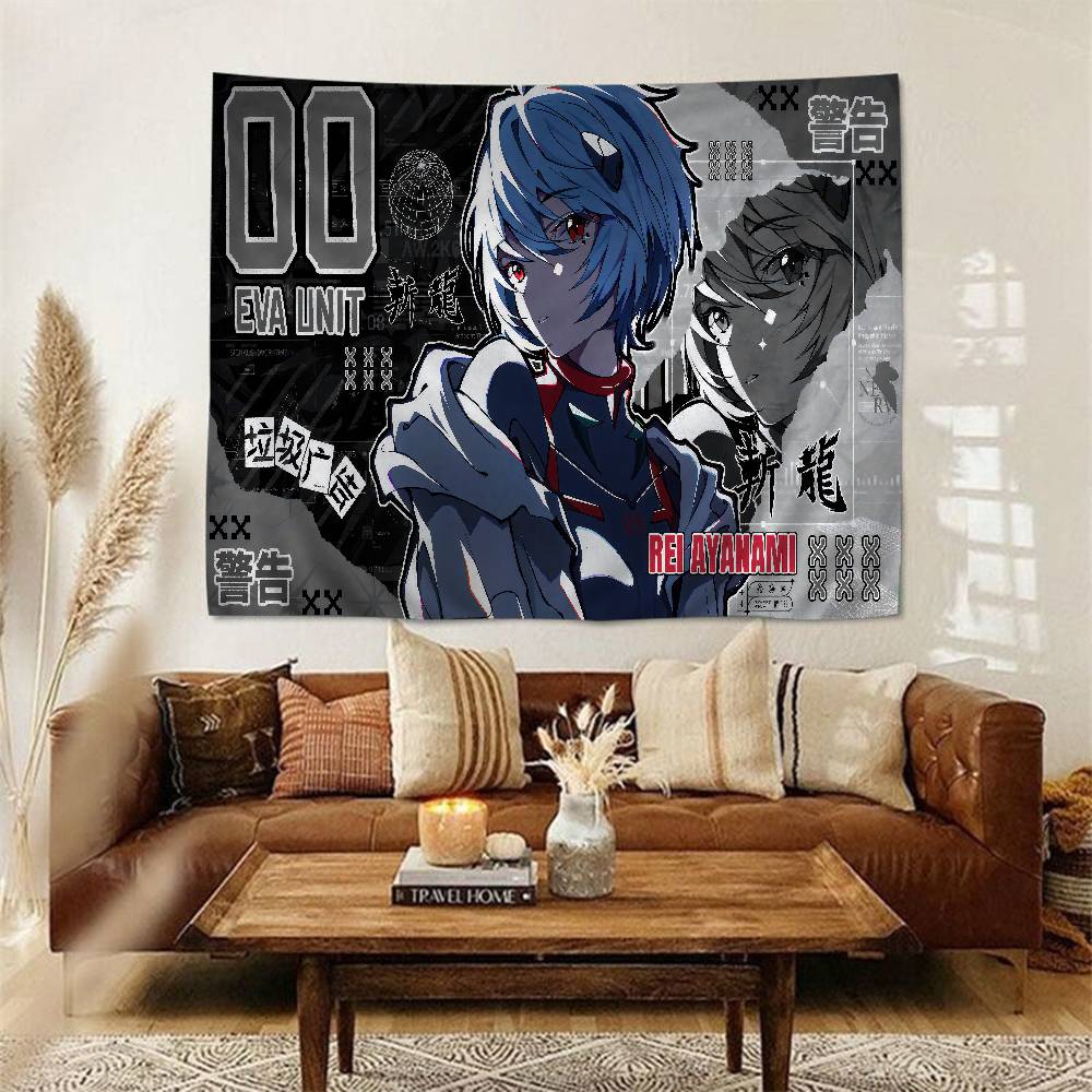 Hot NNeon GGenesis EEvangelion DIY Wall Tapestry for Living Room Home Dorm Decor Wall Art Decor