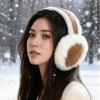 Складные зимние плюшевые наушники-грелки для мужчин и женщин, защита ушей, чехол, женская одежда для холодной погоды, защита от холода и тепло