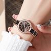 Fashion Alloy Ceramic Quartz Watch With Steel Band For Women