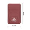 WDM2 2026 Hot Interior Stickers Car Sun Visor Card Bag Storage Clip Glasses Storage Accessories For Lexus F SPORT ES UX 300e GS GX IS