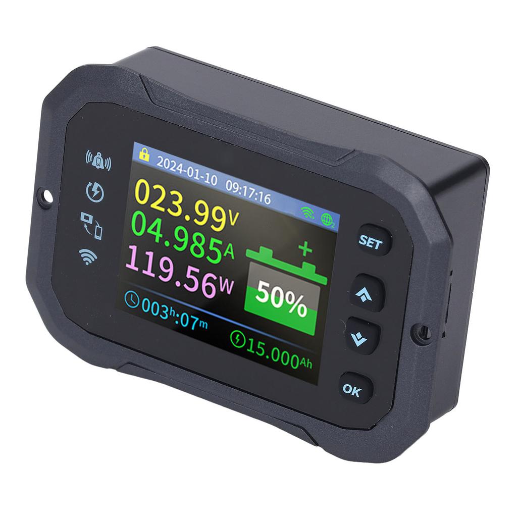 Кулонометр для автофургона, Wi-Fi, пульт дистанционного управления, емкость аккумулятора, вольтметр 10-100 В 100 А