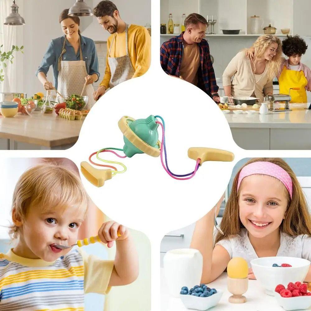 Manual Throw Egg Scrambler Thickened Egg Puller Cooking Utensil Egg Yolk Mixer  Home