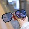 Металлические солнцезащитные очки Trend Iron Man с солнцезащитными очками Multi-Color Street Shot Small Frame Glasses 66218