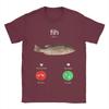 Men's T-Shirts Fih Calling Remind Me Message Decline Accept Phone Call Fish Awesome  Tees Short Sleeve  T Shirts Clothing