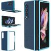 MATEPROX Совместимый с Samsung Galaxy Z Fold 3 Чехол, Тонкий Легкий Защитный Чехол для Телефона с Нескользящей Кожаной Задней Крышкой с