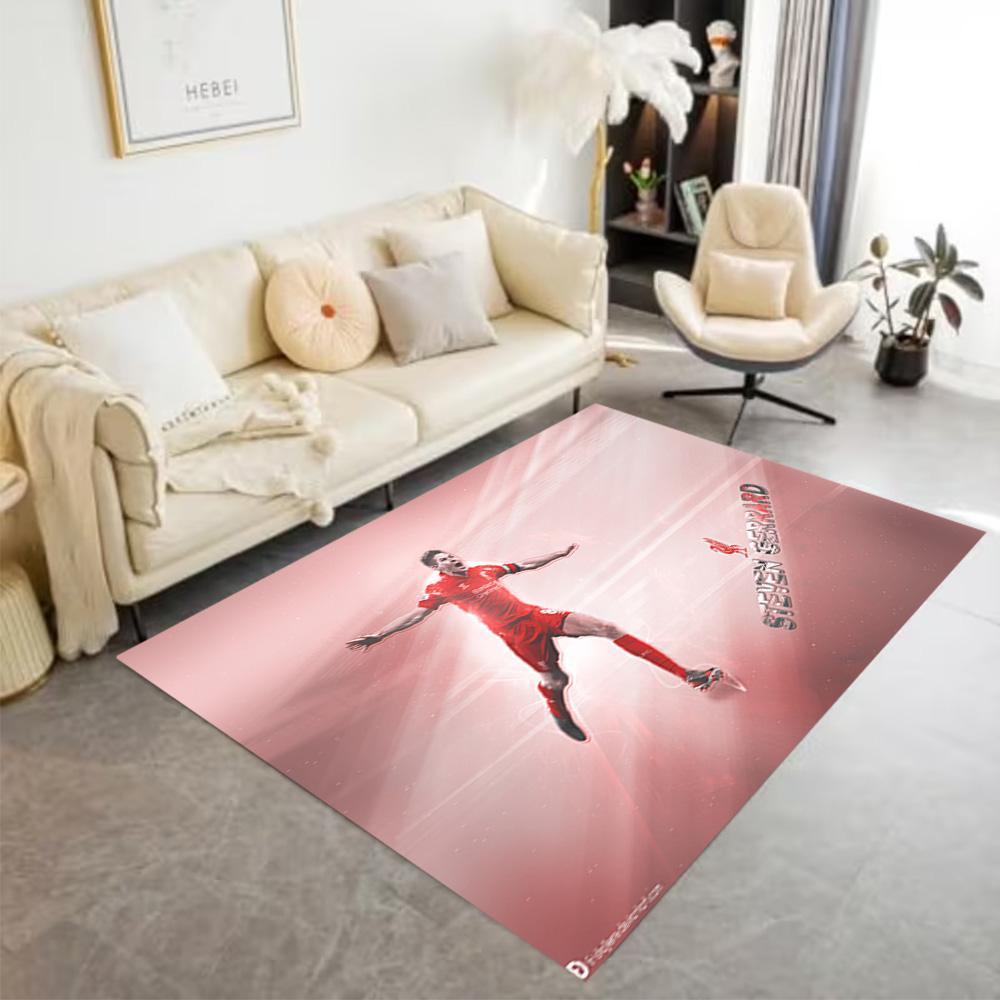 Steven Gerrard Football Legend Area Rug Perfect for Game Room Living Rooms Hallway Entryway Antislip Carpet Anime Office Decor Wedding Party Gift