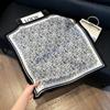 Новый шелковый платок женская мода универсальный высококачественный маленький квадратный платок корейская версия шарф для защиты шеи весна и осень ретро шарф для повязки на сумку