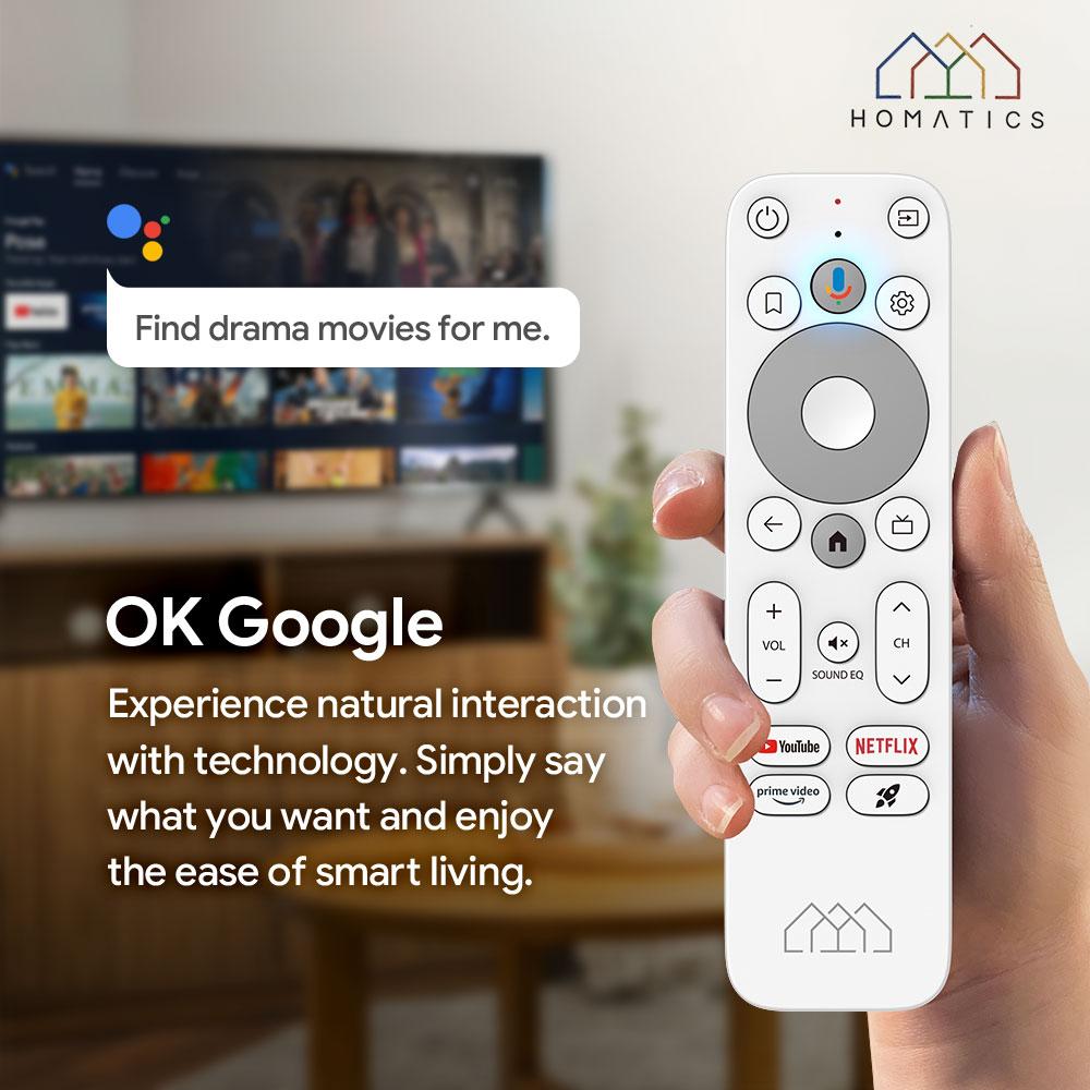 Медиаплеер HOMATICS Box R 4K Plus Smart TV Box Google Netflix Certified AndroidTV 14 S905X4 4G32G Поддержка AV1 Wifi6 BT5.0 ATV Box