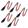 Practical 12AWG SAE Connectors Cable 1 Foot 5 Pack Designs for Efficient Solar Energy Transmission Daily Casual Use