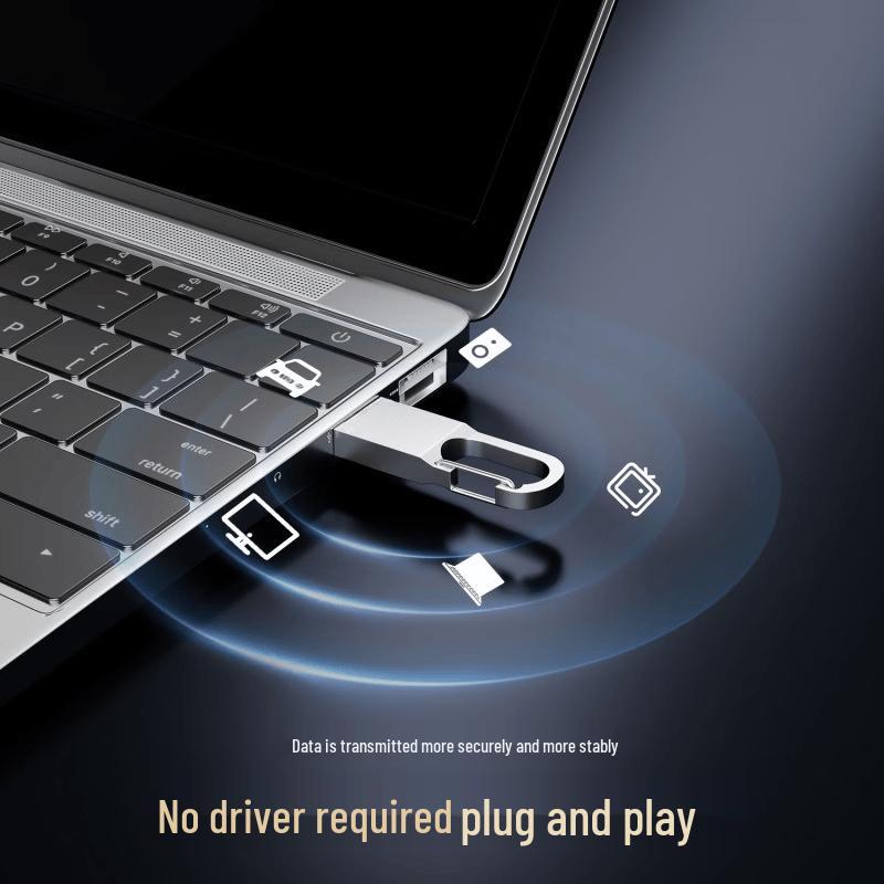 OLOEY Креативный металлический USB-накопитель в виде ключа