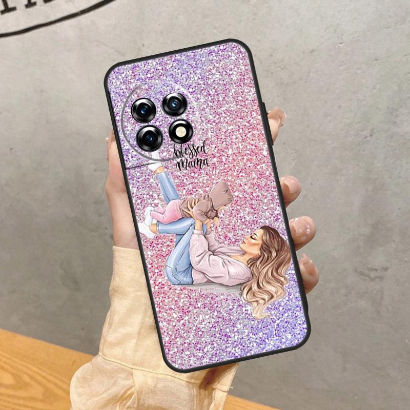 Baby Mom Girl Case For OnePlus 8 9 10 Pro 15 13 12 11 13T 13R 12R 10T 8T Nord CE 5 2 3 4 Lite N20 N30 Cover