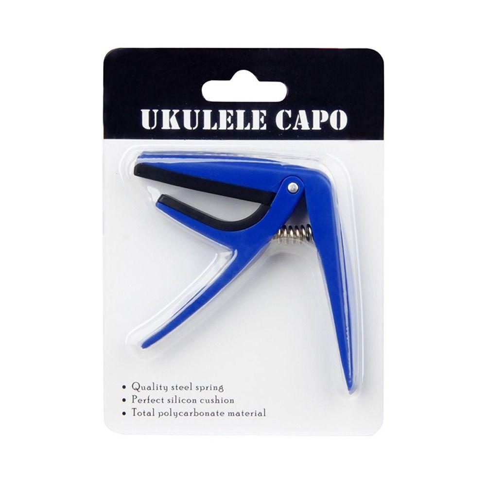 White Ukulele Tuning Clamp Plastic Uk Tone Clip Universal Ukulele Capo Electric