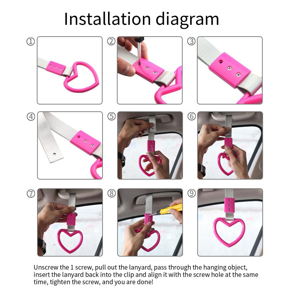 Автомобильный ремень безопасности для заднего переднего бампера, предупреждающие кольца, декоративные предупреждающие петли, для метро, поезда, автобуса, для внедорожника, для внутреннего и внешнего декора