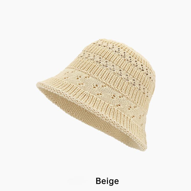 Весенние и летние вязаные женские сельские каникулы путешествия рыболовные шляпы панамы пляжные дышащие кепки оптом