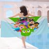 Забавный D-Duolingo Микрофибра Печатное Пляжное Полотенце Альпинизм Йога Пляж Плавание Бег Впитывающее Мягкое Полотенце