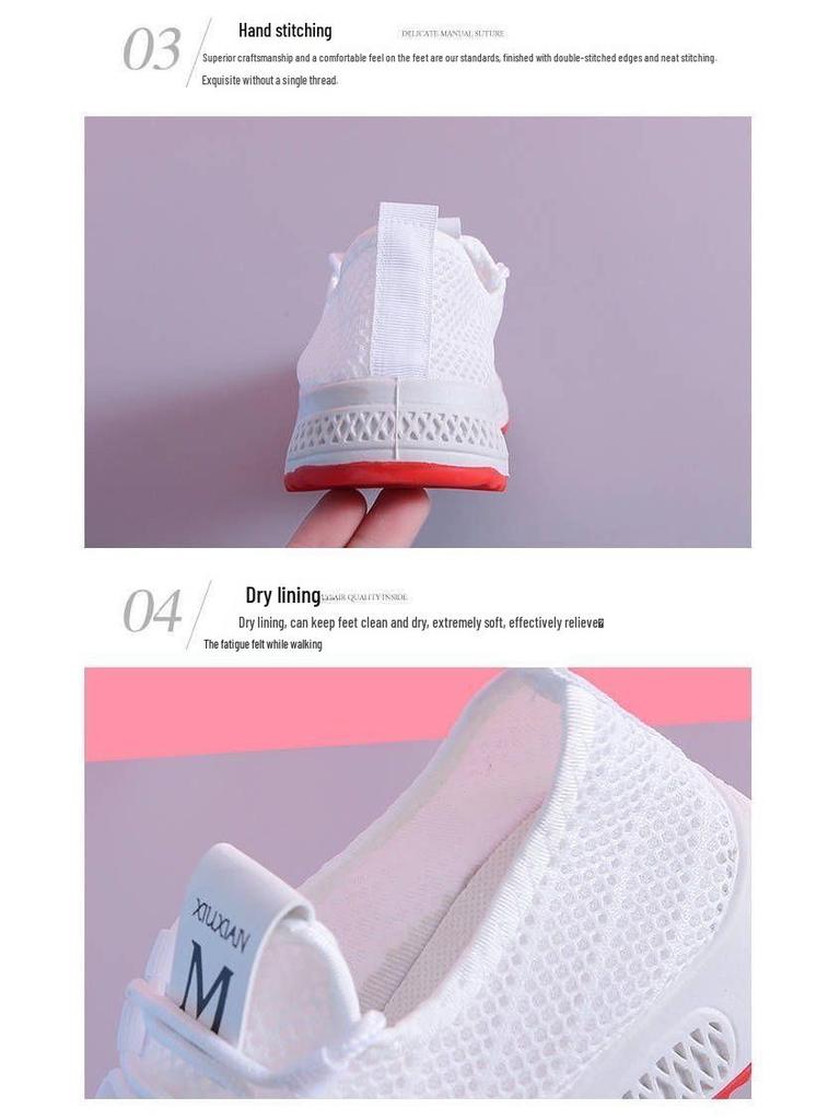 Женская летняя спортивная обувь из дышащей сетки — идеально подходит для медсестер и повседневной носки