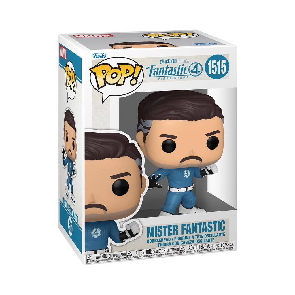 Funko Marvel Funko Pop Фантастическая Четверка Мистер Фантастик Первый Поп! (Фантастический 4-шаговый)