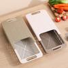 Cutting Board with Strainer Colander Retractable Plastic Board Extended Size Space-Saving with Handle Draining Tray for Kitchen