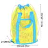 Drawstring Beach Storage Bag Handheld Toy Organizer Portable Mesh Toiletries Bag  Outdoor