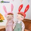 Нетоксичная Metoo 35 см Анжела Стильная Коллекционная Кукла Пасторальная Вишня Морковь Цветение Вишни Утенок Плюшевая Детская Мягкая Игрушка