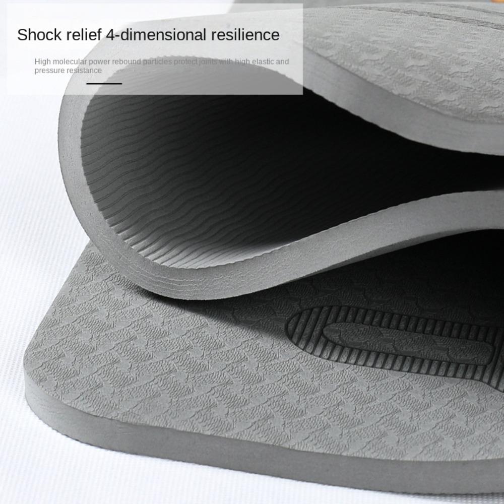 Non Slip Yoga Fitness Mats Anti-noise Skipping Mat Floor Mats Jump Rope Mat Pilates Exercise
