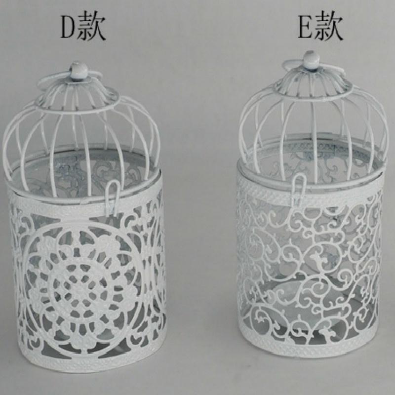 1 шт. Металлическая клетка для птиц, свадебный подсвечник, фонарь