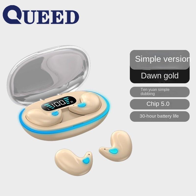 Новая невидимая мини-беспроводная Bluetooth-гарнитура для сна, спящая на стороне