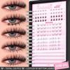 Xiaomi GROINNEYA DIY Lashes Kit Manga Lashes Natural DIY Mixed Tray Lash Clusters Individual Eyelashes Kit with Lash Bond DIY Lashes