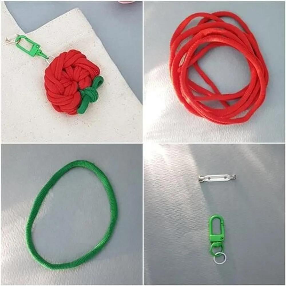 Смешанные материалы для DIY для изготовления 6 брошей-гвоздик из пряжи для носков, брелоков, корсажей. Подарок на День Матери, День Учителя