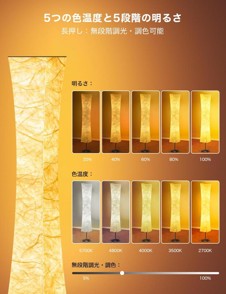 BeaNet LED Floor Lamp (BNT-FLL03) [Wireless Remote Control, RGB Color Changing, 5-Level Dimming and Color Adjustment, Independent Control], Music