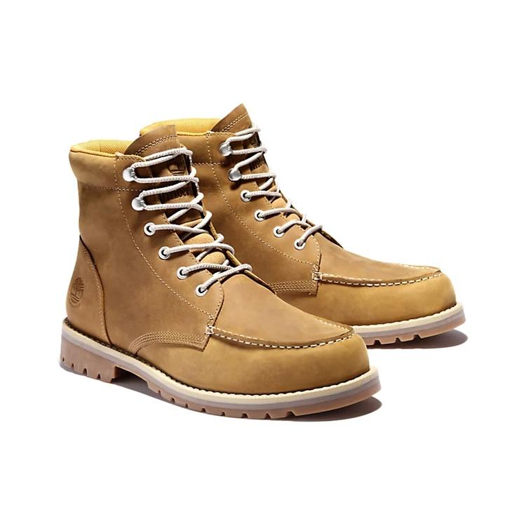 Timberland Redwood Falls Waterproof Moc-Toe Boot 'Wheat Full-Grain' Men's A2EE3231