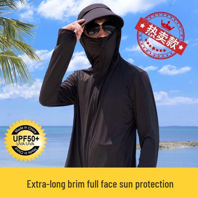 Unisex Lightweight Quick-Dry UV Protection Ice Silk Sports Jacket for Outdoor Activities