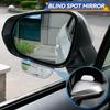 Universal Car Blind Spot Mirror White Auto Parking Convex Mirrors Glass Rear View Rearview Wide Angle Mirror Safety Auxiliary
