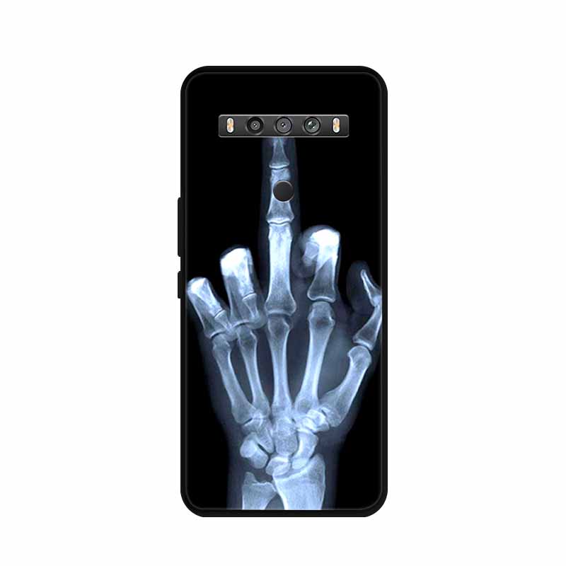 Для TCL 10 5G UW Чехол Животные Силикон ТПУ Мягкая Крышка Телефон Coque Для TCL 10 SE TCL10 5G UW Capa Ударопрочный Мультяшный Волк Funda