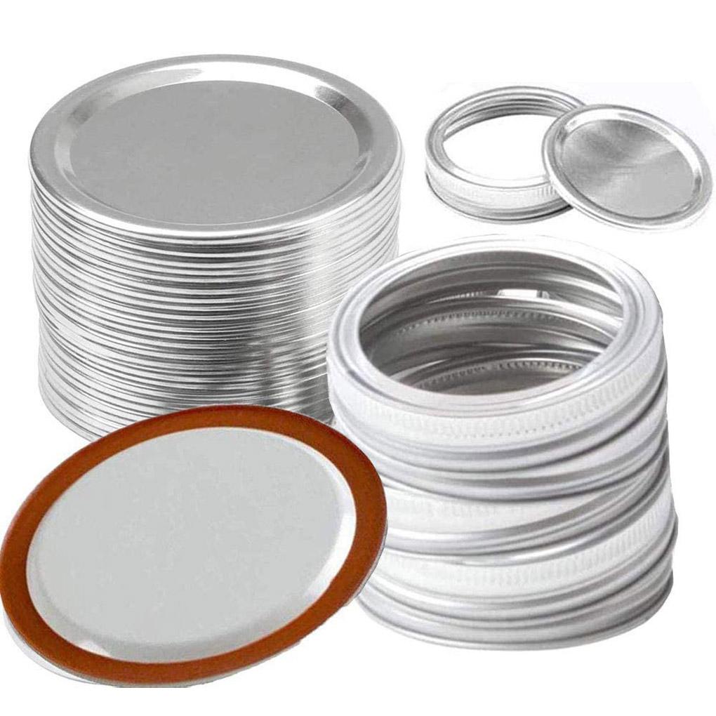 Mouth Covers Tinplate Split Type Good Sealing Performance Canning Lids Widely Used Classic Color Storing Spices Candie Biscuits